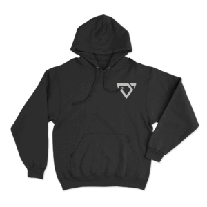 CJ Logo Unisex Hoodie Black