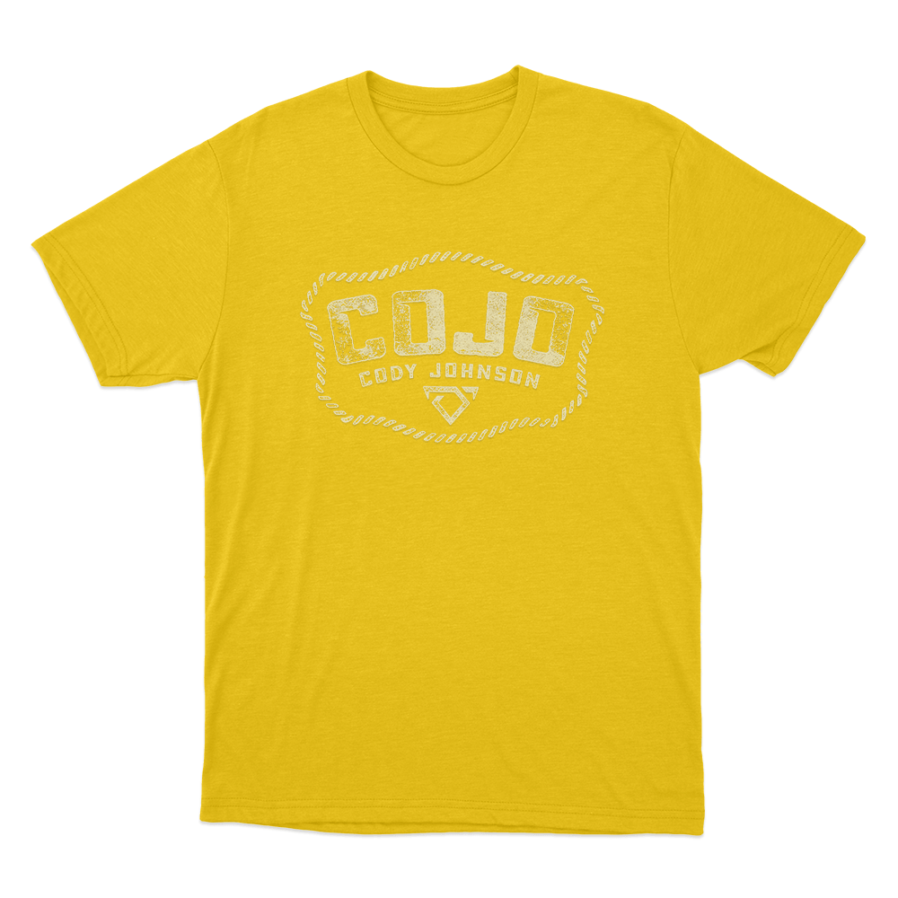 COJO Rope Unisex T Shirt Yellow COJO Rope Unisex T Shirt Yellow