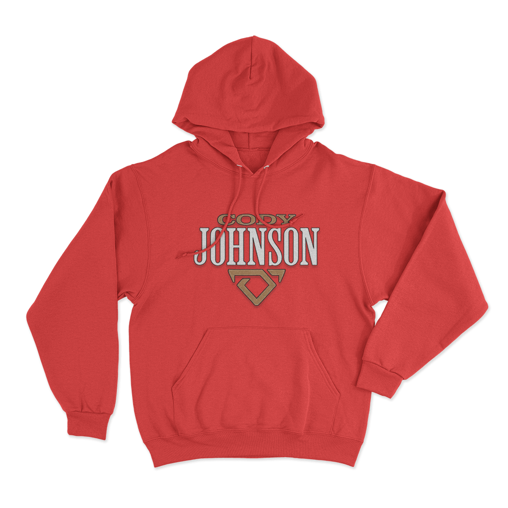 Cody Johnson Logo Unisex Hoodie Red Cody Johnson Logo Unisex Hoodie Red