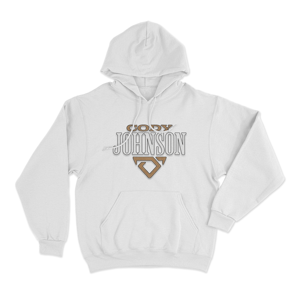 Cody Johnson Logo Unisex Hoodie White Cody Johnson Logo Unisex Hoodie White