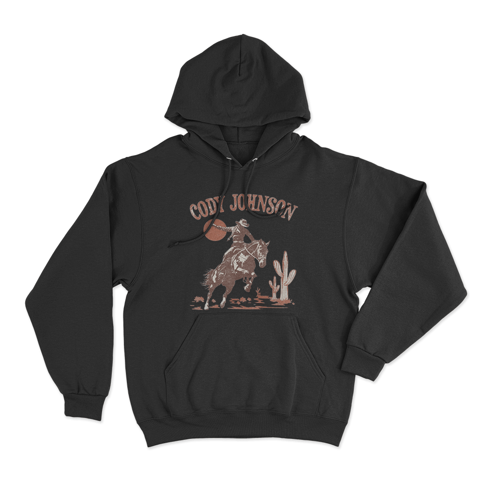 Cowgirl Unisex Hoodie Black Cowgirl Unisex Hoodie Black