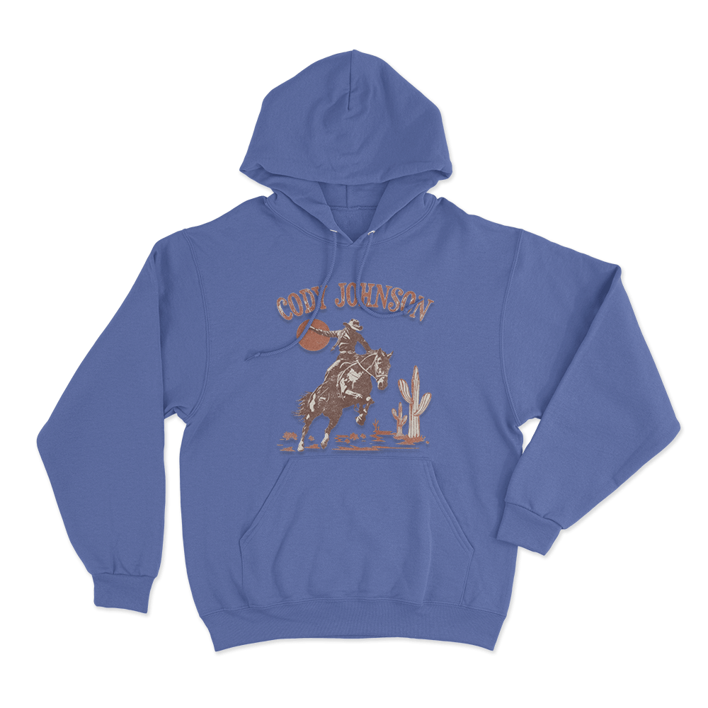 Cowgirl Unisex Hoodie Blue Cowgirl Unisex Hoodie Blue