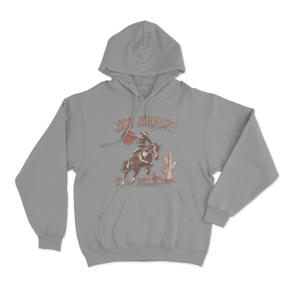 Cowgirl Unisex Hoodie Grey Cowgirl Unisex Hoodie Grey