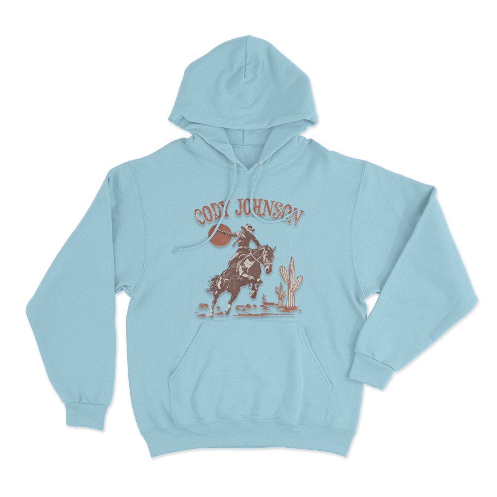 Cowgirl Unisex Hoodie Sky Blue Cowgirl Unisex Hoodie Sky Blue