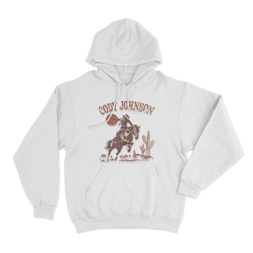 Cowgirl Unisex Hoodie White Cowgirl Unisex Hoodie White