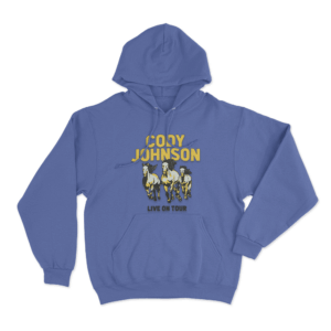 Horses 2026 Tour Unisex Hoodie Blue