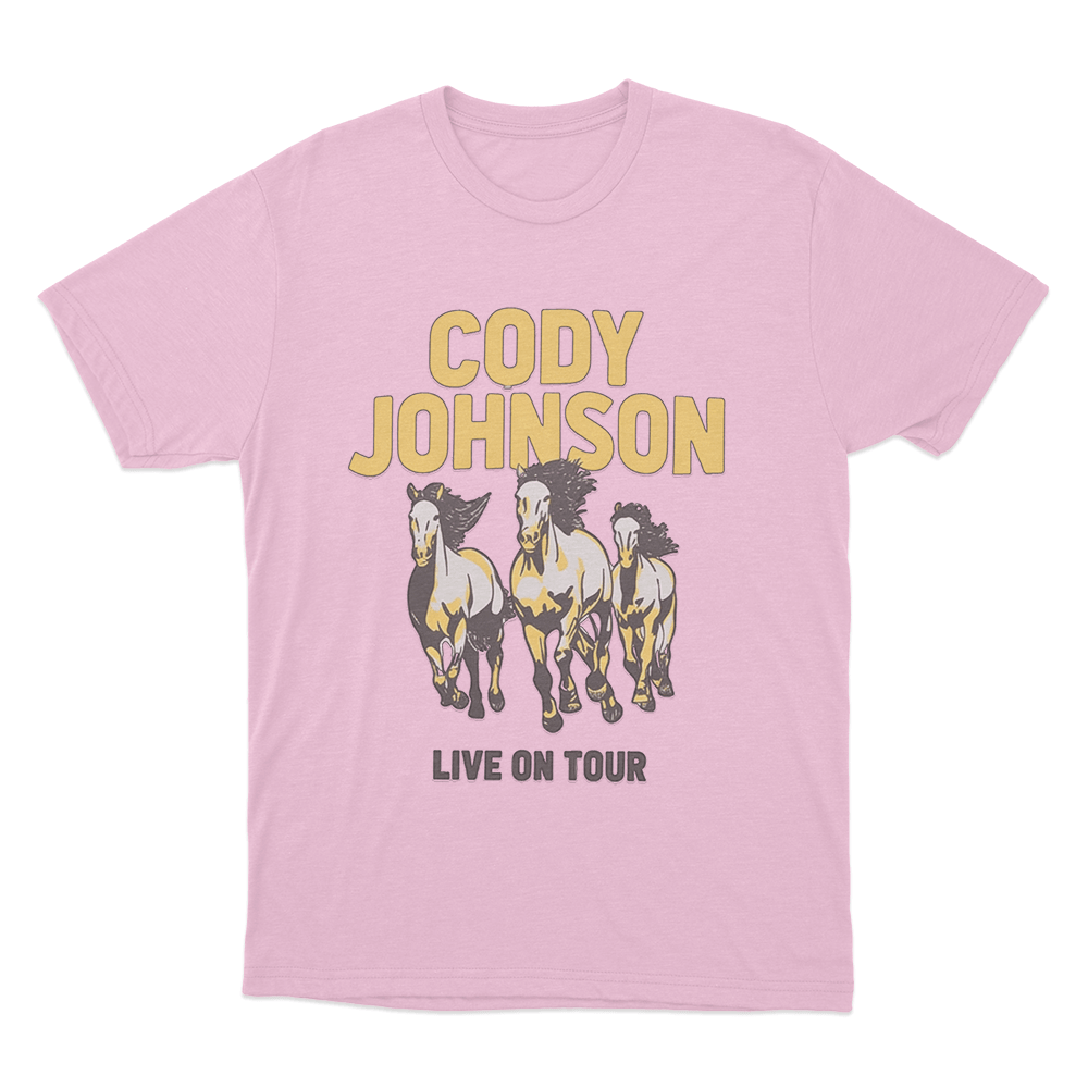 Horses 2026 Tour Unisex T Shirt Pink Horses 2026 Tour Unisex T Shirt Pink