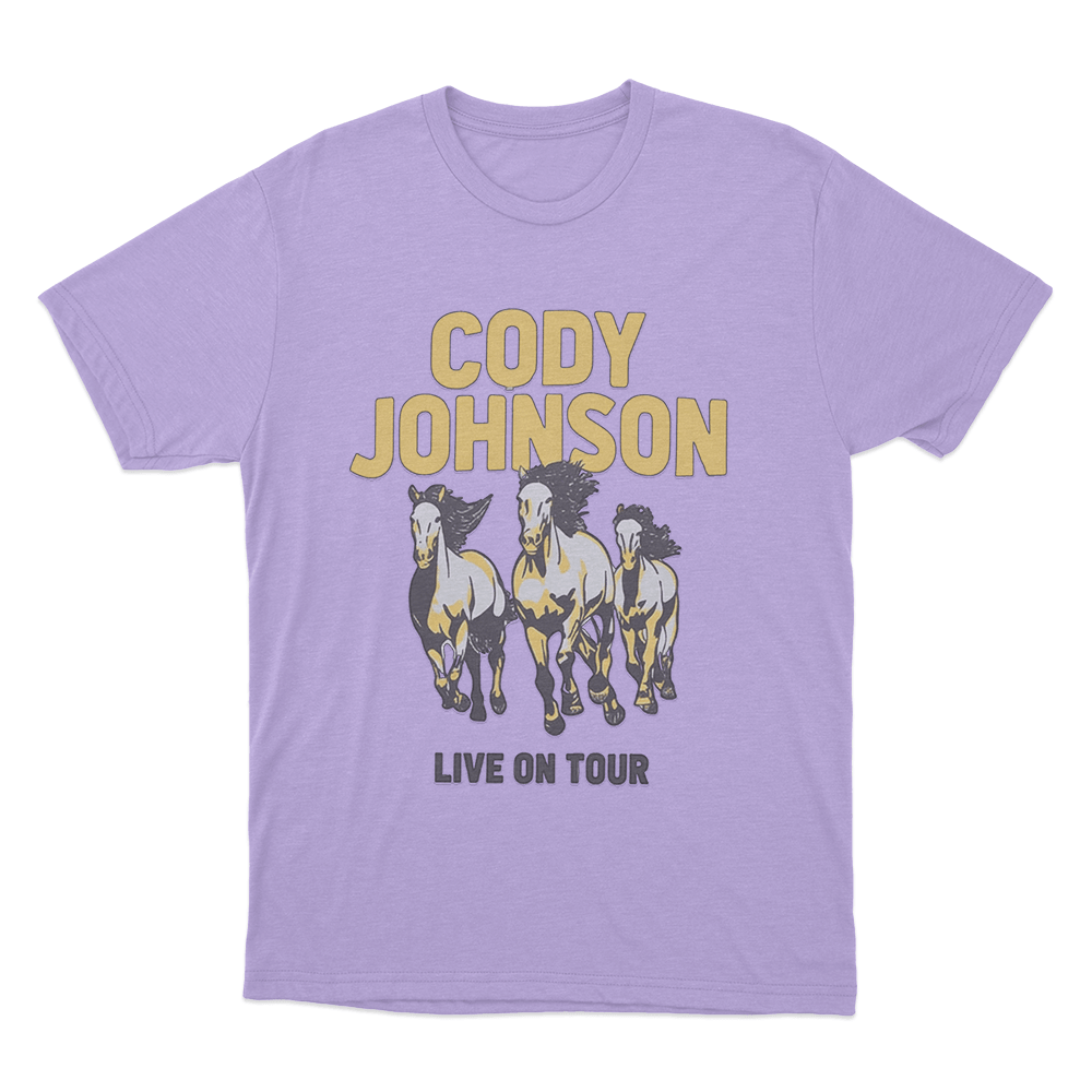 Horses 2026 Tour Unisex T Shirt Purple Horses 2026 Tour Unisex T Shirt Purple