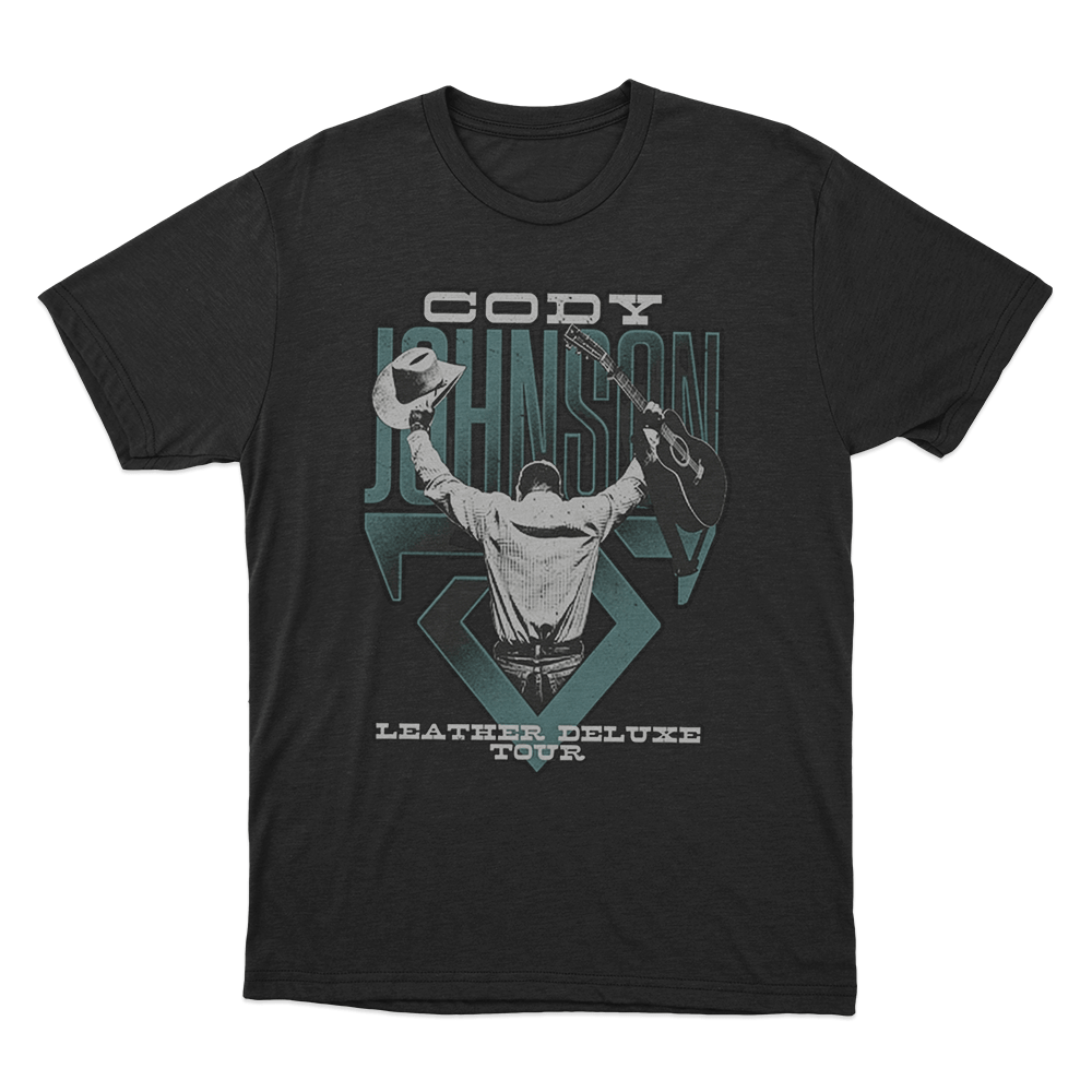 Leather Deluxe Photo Tour Unisex T Shirt Black Leather Deluxe Photo Tour Unisex T Shirt Black